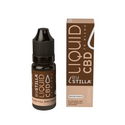 Photo du flacon d’Eliquide CBD FR-BLEND Bystilla 100mg à 1000mg, 10ml, saveur classique blond.