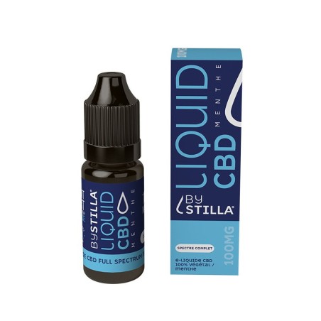 Eliquide CBD Menthe 100mg à 1000mg Bystilla 10ml – Spectre complet, frais et naturel