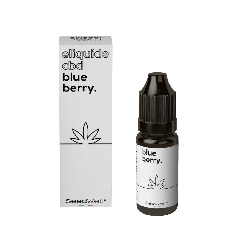 E-Liquide CBD Blue Berry 10ML SEEDWELL – Vape CBD aux fruits rouges