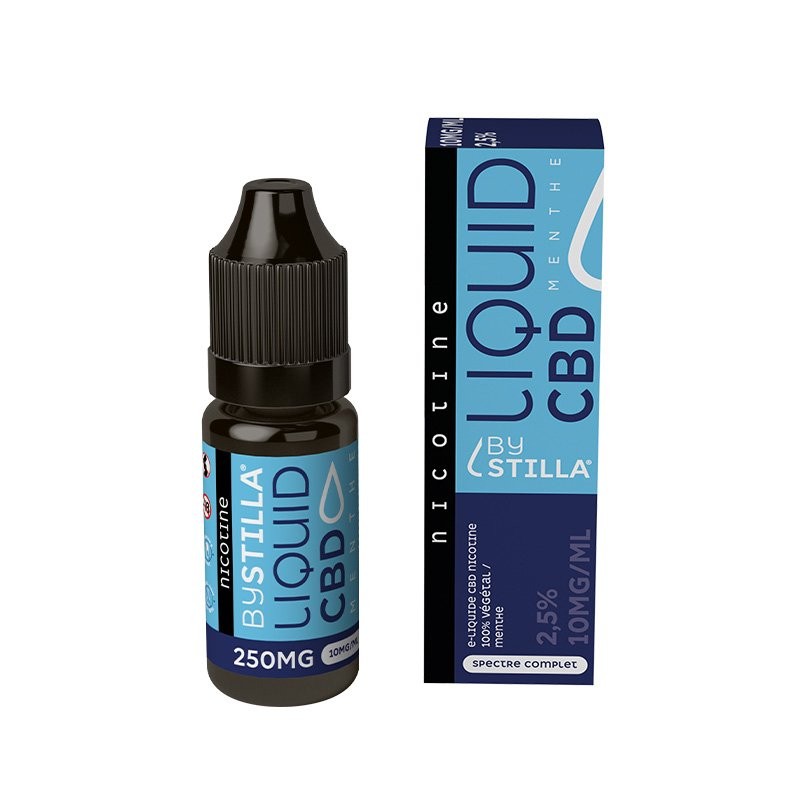 E-Liquide CBD Nicotine Sels Menthe ByStilla® - 10ml