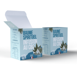 Infusion bio au CBD Baume Spirituel 20 infusettes - Apaisement et relaxation naturelle