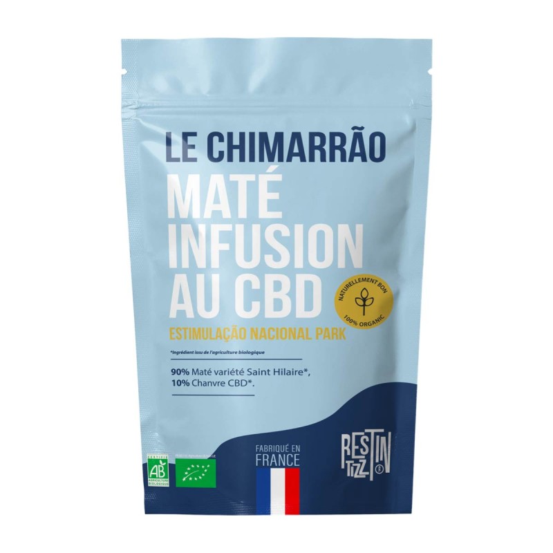 Maté Chimarrão Bio au CBD, infusion naturelle énergisante