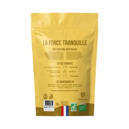 Infusion bio au CBD Citron Gingembre avec feuilles de chanvre et ingrédients 100% naturels