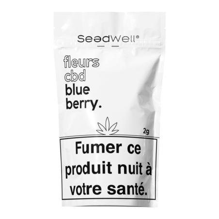 Fleurs de CBD Blue Berry SeedWell® 100% naturelles et biologiques