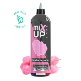 E-Liquide Mixup XXL 1L goût Barbe à Papa - Base 100% Végétale