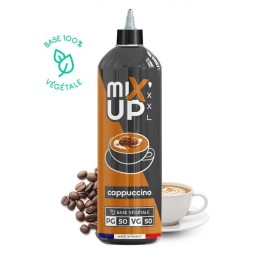 E-Liquide 1L Cappuccino saveur café torréfié 100% végétal pour vapoteurs