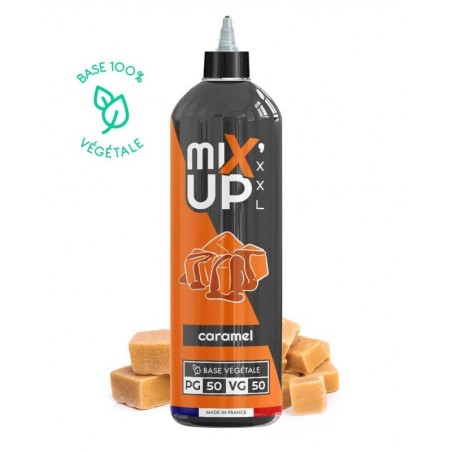 E-Liquide MIXUP XXL 1L Caramel doux – Base 100% végétale pour vapoteurs