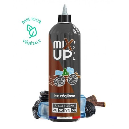 E-Liquide MIXUP XXL 1L - Base 100% Végétale - Saveur Fraîche Réglisse et Anis