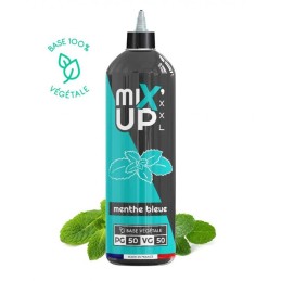 E-Liquide MIXUP XXL 1L Menthe Bleue - Base Végétale 100% Naturelle, Fraîcheur Intense