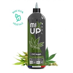 E-Liquide MIXUP XXL 1L Base 100% Végétale - OG KUSH goût naturel Cannabis