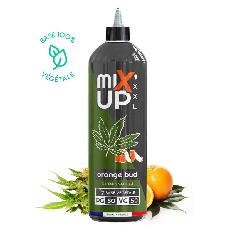 Image du E-Liquide Mixup XXL 1L Orange Bud, base 100% végétale pour vape au CBD