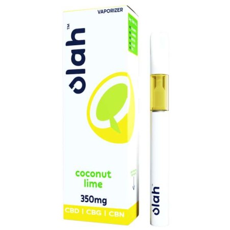 Vaporisateur CBD CBG CBN Coconut Lime Olah - Saveur Exotique et Relaxante