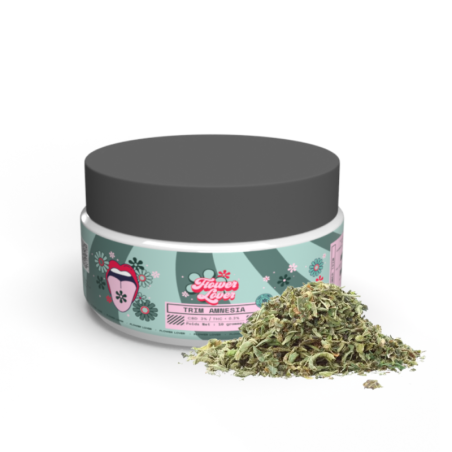 Trim CBD Amnesia - Petites têtes et miettes de fleur de chanvre premium