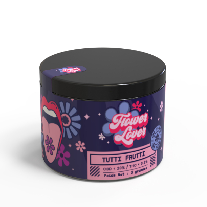 Fleur de CBD Tutti Frutti 3g - Fleurs compactes et saveurs fruitées tropicales