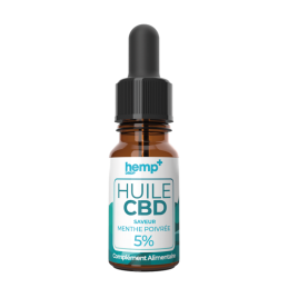 Huile CBD 10ml Menthe Poivrée - CBD Tranquille - Huile sublinguale naturelle