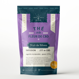 Tisane au CBD Nuit de Rêves - Infusion Chanvre Relaxante pour Sommeil