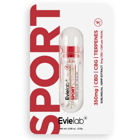 Perles de CBD Sport Evielab - Microperles au CBD pour performance et récupération