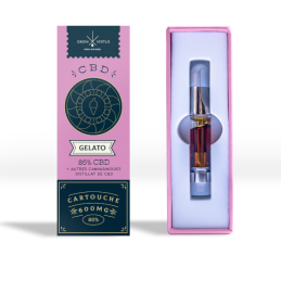 Cartouche Gelato CBD 1ML pour Vape Pen - 85% Cannabinoïdes