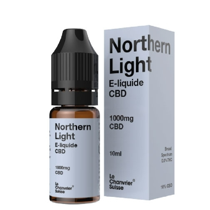 E-liquide Northern Light CBD, saveur intense, relaxation