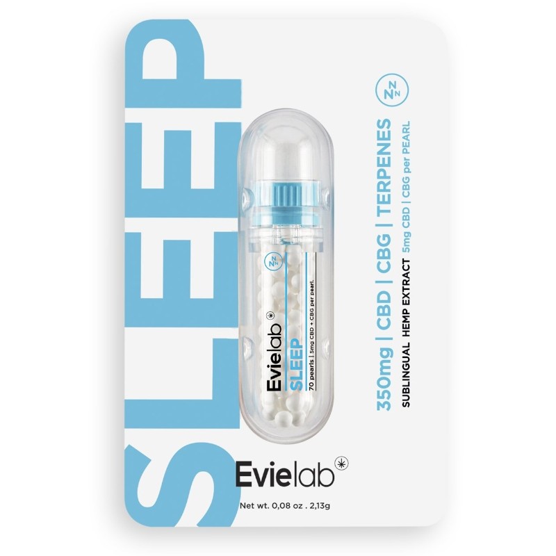 Perles CBD Evielab Sleep pour le sommeil et la relaxation