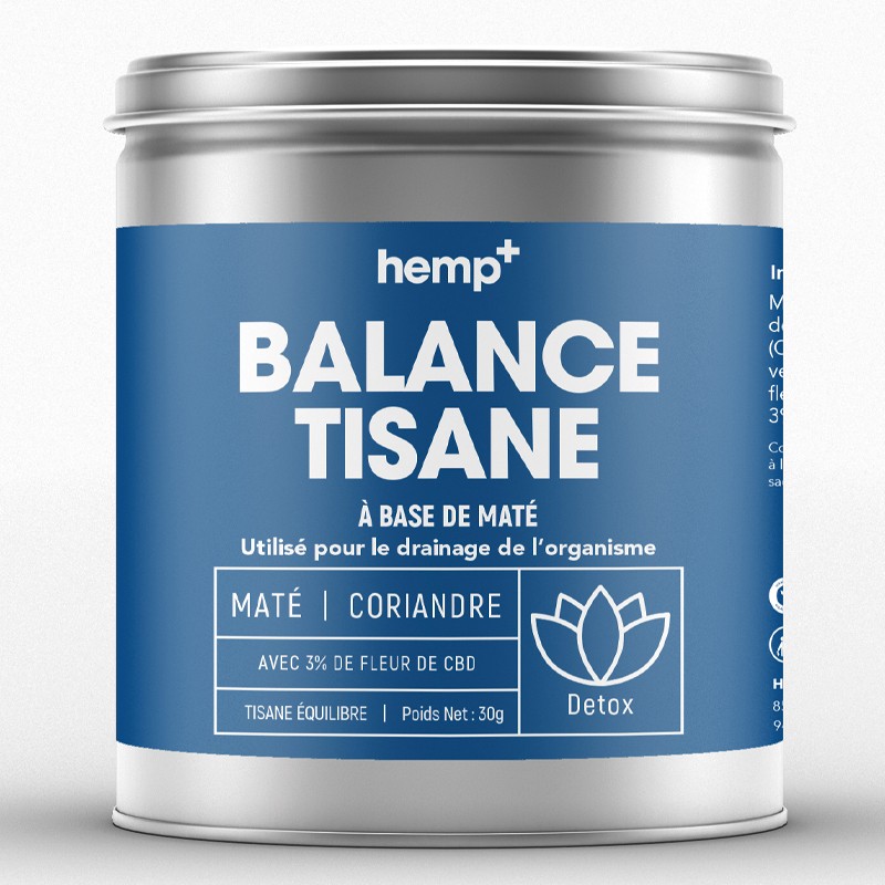 Tisane Bio CBD Balance – Infusion bien-être au CBD 100% bio