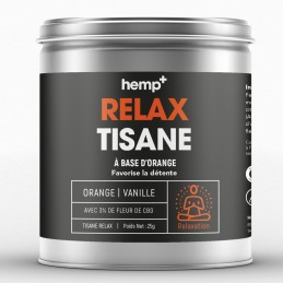 Tisane Bio Relax au CBD pour Relaxation et Bien-être