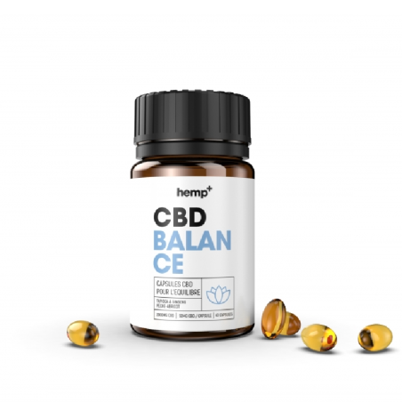 Gélules CBD Balance – Effet apaisant et équilibré à base de cannabidiol