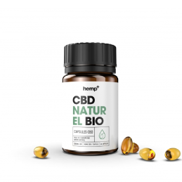 Gélules CBD naturel bio 2000mg - 40 capsules à base d'huile de chanvre extra-vierge