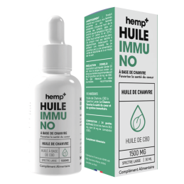 Huile CBD 30ml à base de Chanvre Hemp+ 1500mg