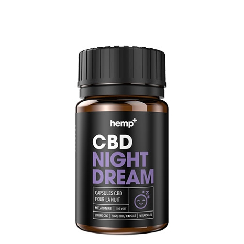 Gélules CBD Night Dream pour un sommeil réparateur