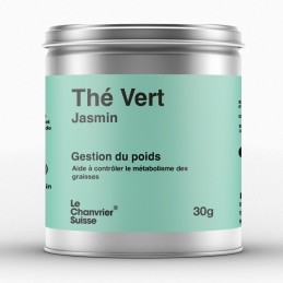 Thé Vert au CBD Jasmin Bio - Infusion relaxante pour le bien-être et l'apaisement