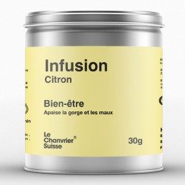 Infusion CBD saveur citron - Apaisement et bien-être naturel