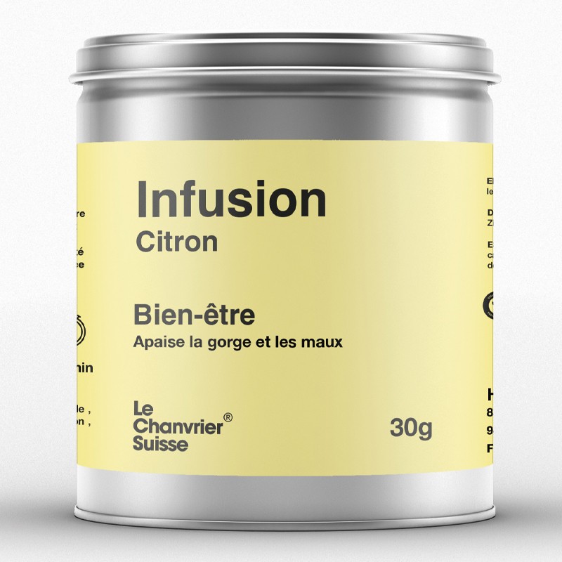 Infusion CBD saveur citron - Apaisement et bien-être naturel