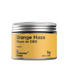 Fleur de CBD Orange Haze 5g - Le Chanvrier Suisse - Cannabis légal de qualité premium