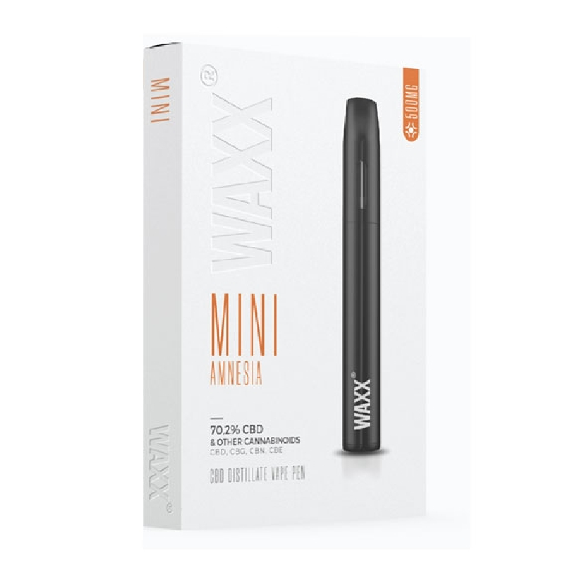 Vape Pen CBD Waxx Mini Amnesia - Dispositif compact avec extrait de CBD premium