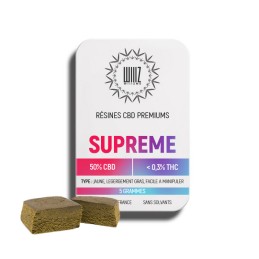 Supreme Hash 5g - Résine CBD Premium WIIIZ de haute qualité