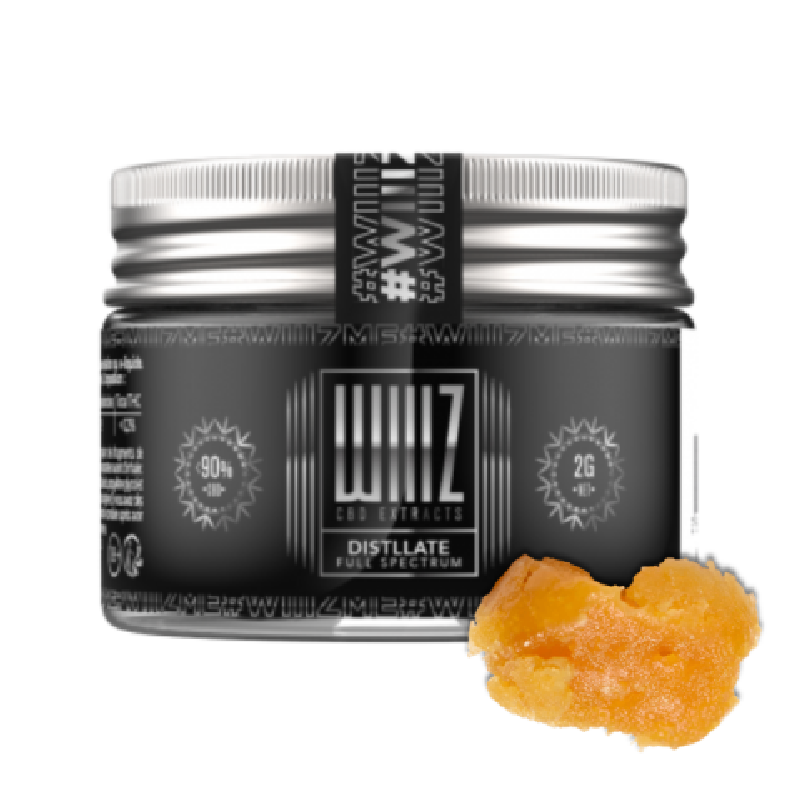 Distillate Full Spectrum CBD Wiiiz 2g pour relaxation et bien-être