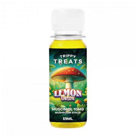 Sirop Muscimol Lemon Detox 10mg – Détoxification naturelle et relaxation