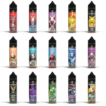 E-liquide White Rabbit 50ml saveurs fruitées, 50/50 PG VG sans nicotine