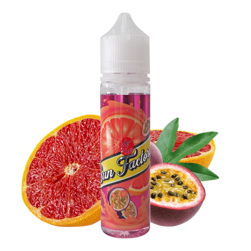 E-liquide Shiny Sun Factory 50ml – Saveur Pamplemousse et Fruit de la Passion