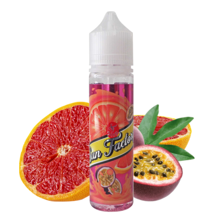 E-liquide Shiny Sun Factory 50ml – Saveur Pamplemousse et Fruit de la Passion