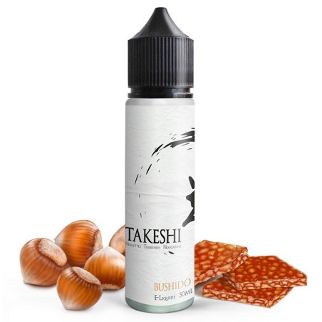 E-liquide Takeshi 50ml Bushido - saveur caramel, amande et noisette