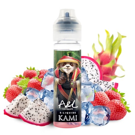 E-liquide Kami Ultimate 50ml - Saveur Fraîche de fruits du Dragon et Fraise