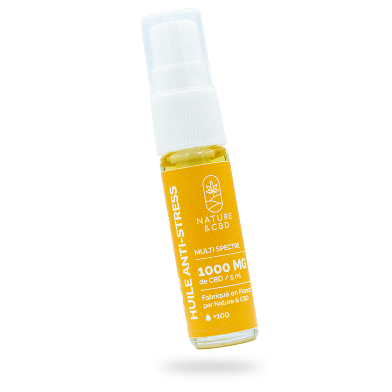 Huile CBD 20% Anti-Stress Symbiose – Format Pocket 4x5ml spray sublingual Nature & CBD