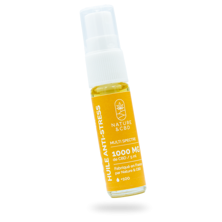 Huile CBD 20% Anti-Stress Symbiose – Format Pocket 4x5ml spray sublingual Nature & CBD