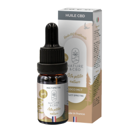 Huile CBD coco bio - Ma Petite Nature | Extrait multi spectre sans THC