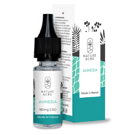 E-liquide CBD Amnesia - Vapeur saveur chanvre avec terpènes naturels