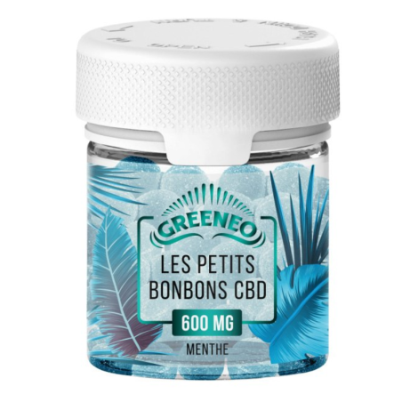 Petits bonbons menthe CBD 600mg - Gourmandise et fraîcheur relaxante