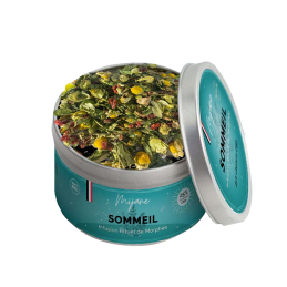 Infusion sommeil Rituel de Morphée - Tisane CBD, plantes bio et fruits secs pour détente