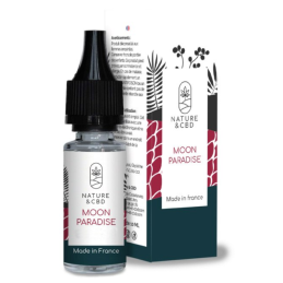 E-liquide CBD Moon Paradise à la saveur mystérieuse de grenade et fraîcheur subtile - Vape complexe